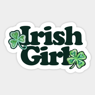 Irish Girl Sticker